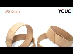 Anel de vedação de uso personalizado Anéis de pistão de carbono Ptfe Bronze Preenchido Ptfe Para Reparação de Máquinas