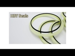 HBY 110 X 125.5 X 6MM Selo tampão de vara Uretano PU com anel de apoio Selo de borracha