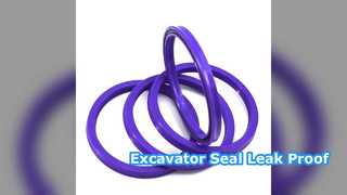 Escavadeira hidráulica Rod Seal 85x100x9 PU