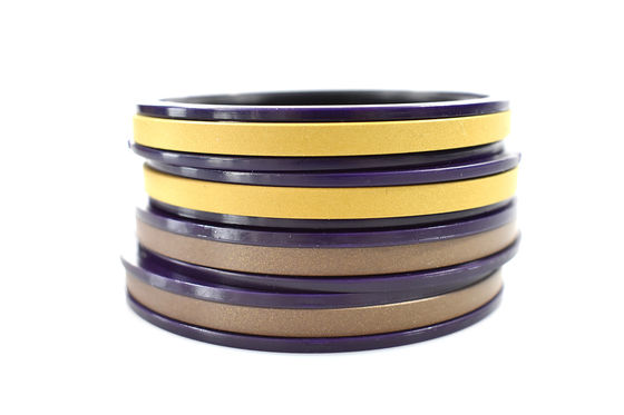 PTFE castanho Bronze NBR POM Ring SPGW Back Up Ring para cilindros hidráulicos de escavadeiras